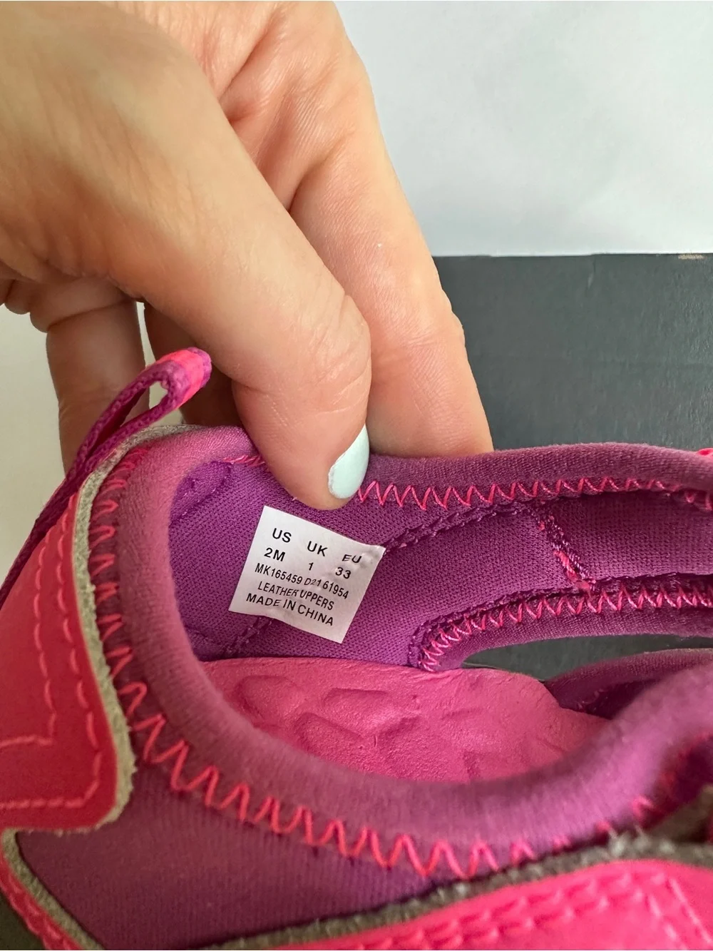 Merrell Girls' Hot Pink Closed-Toe Water Sandals
